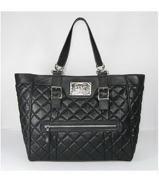 D & G Shopper Bag_Black pelle